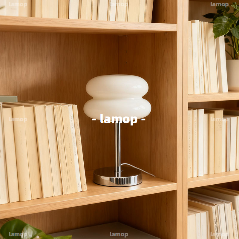 Bauhaus Cream‑Globe Table Lamp - đánh giá và giá Decor Lighting Lamps