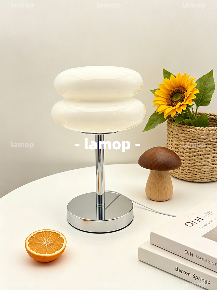 Bauhaus Cream‑Globe Table Lamp - đánh giá và giá Decor Lighting Lamps