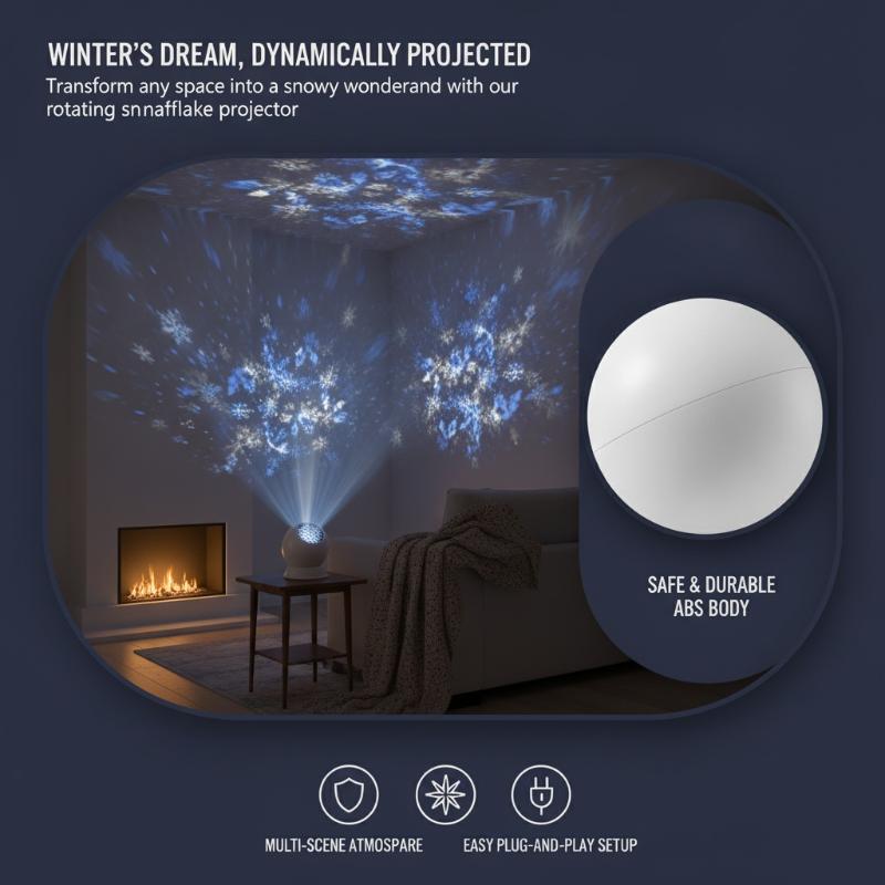 Christmas LED Snowflake Projec - đánh giá và giá Lighting Christmas Decor
